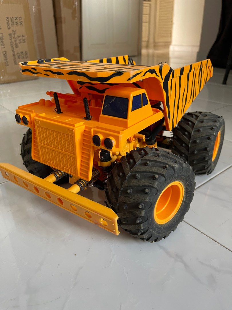 Tamiya heavy dump truck on sale