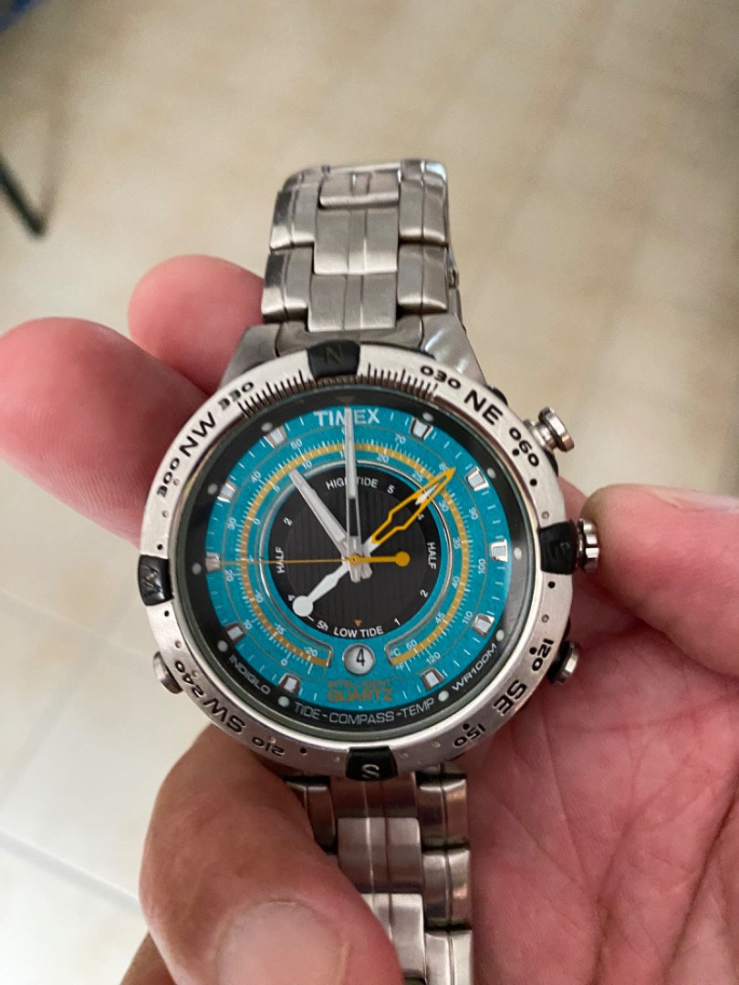 Timex intelligent quartz compass watch deals