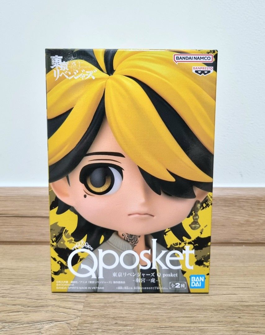 Banpresto Tokyo Revengers Q Posket Hanemiya Kazutora, Figura Colore Seppia, 14 Cm, Statua Da Collezione