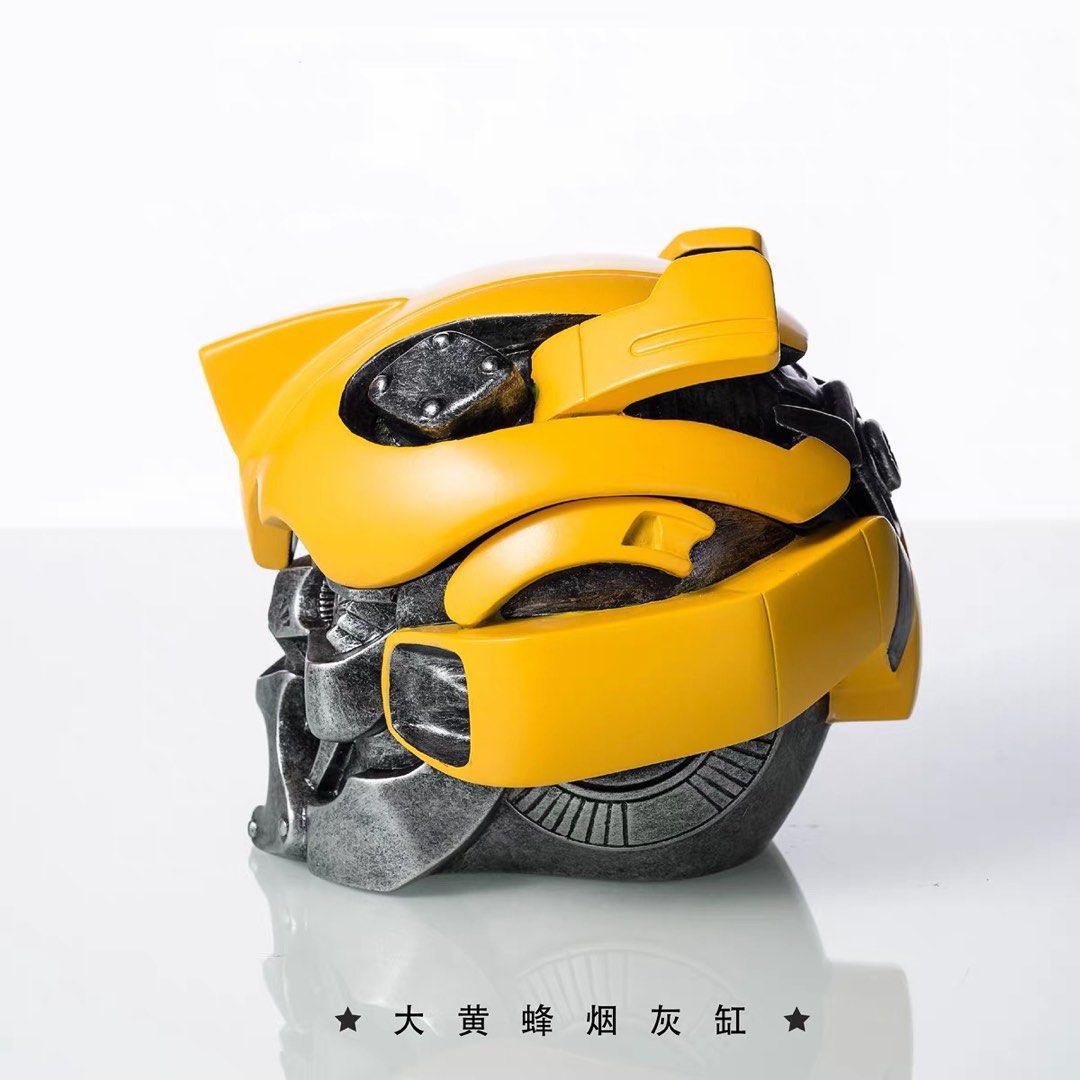 Transformers bumble bee Optimus prime ashtray decoration, Hobbies
