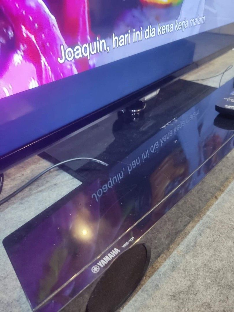 Samsung tv shop yamaha sound bar