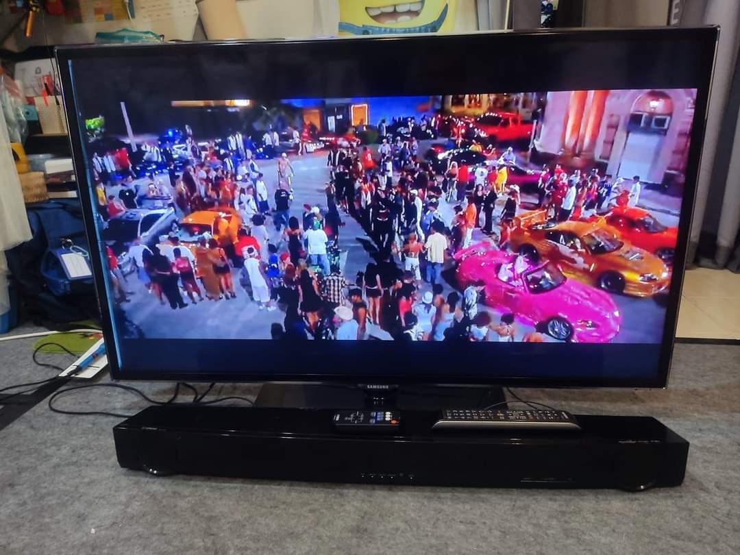Samsung tv yamaha sound cheap bar