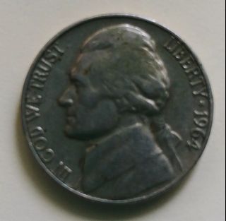US 1964 5 cents