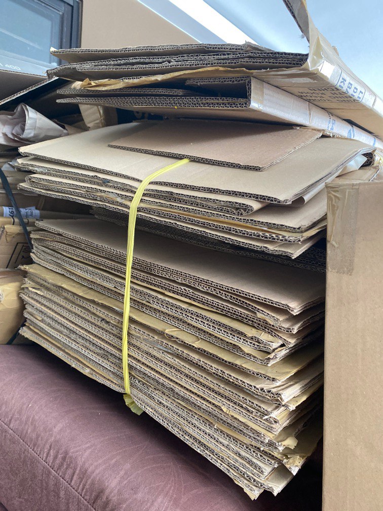 Used boxes for lipat bahay, Furniture & Home Living, Home Improvement