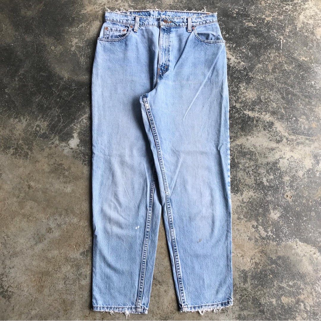 Vintage 80's Levis 551 Tapered Cutting Jeans, Men's Fashion, Bottoms, Jeans  on Carousell