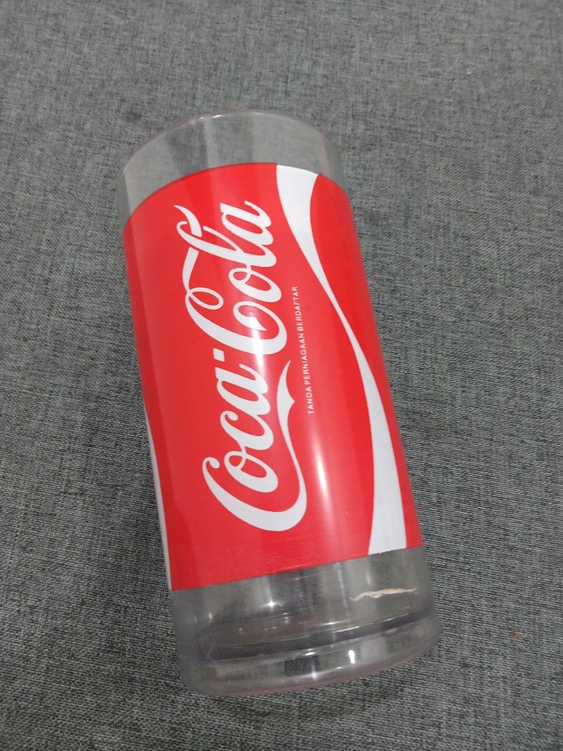 Vintage COCA COLA Plastic Glass, Hobbies & Toys, Collectibles