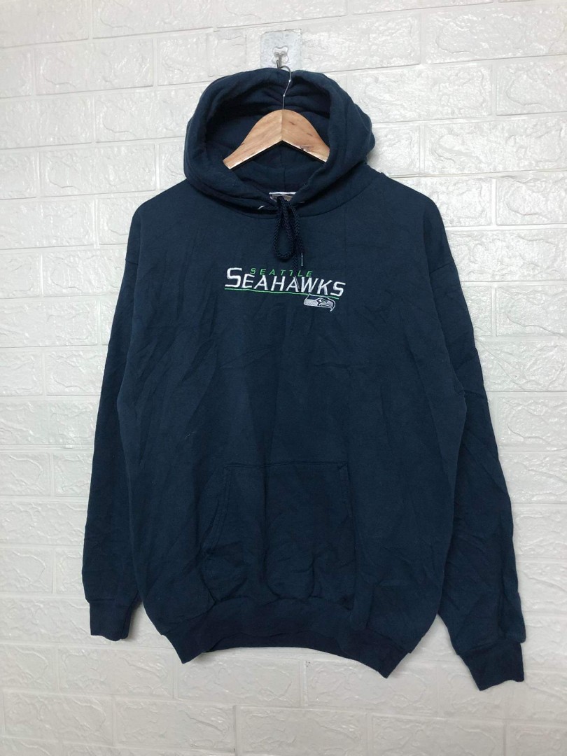 Vintage Grey Seattle Seahawks Hoodie - Medium – Leech Vintage