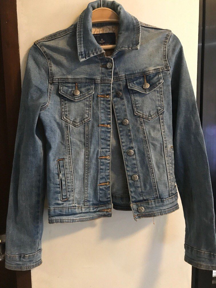 Vivienne westwood denim jacket womens store