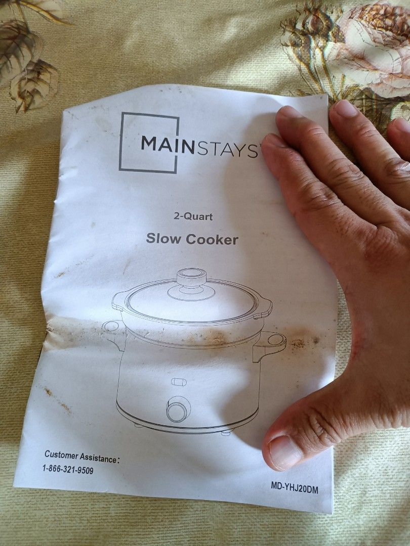 Walmart 1.8L slow cooker, TV & Home Appliances, Kitchen Appliances