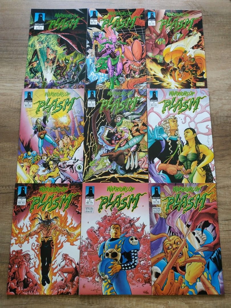 Warriors of Plasm (1993) Comics Set