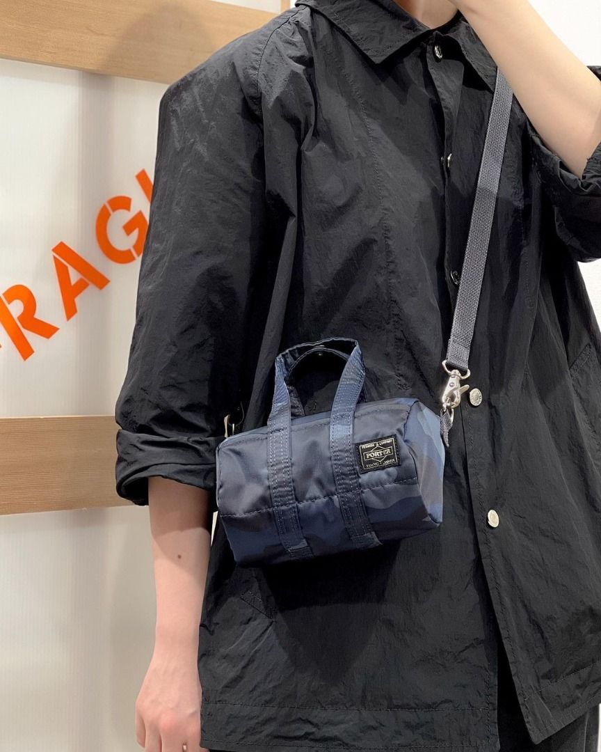 YOSHIDA PORTER HOWL WOODLAND CAMO 2WAY MINI BOSTON BAG, Men's