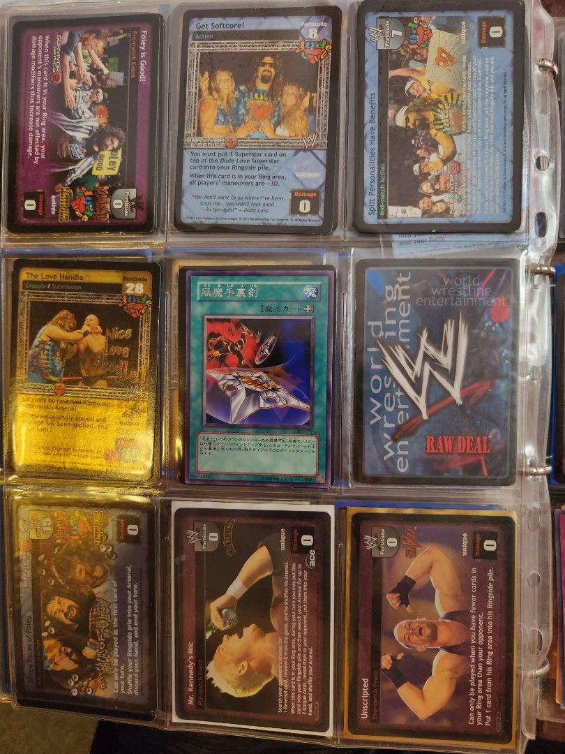 Yugioh WWE/WWF TCG Foil First Edition Trading Cards extreme hedonism, dark  magician, blue eyes white dragon, Hobbies & Toys, Toys & Games on Carousell