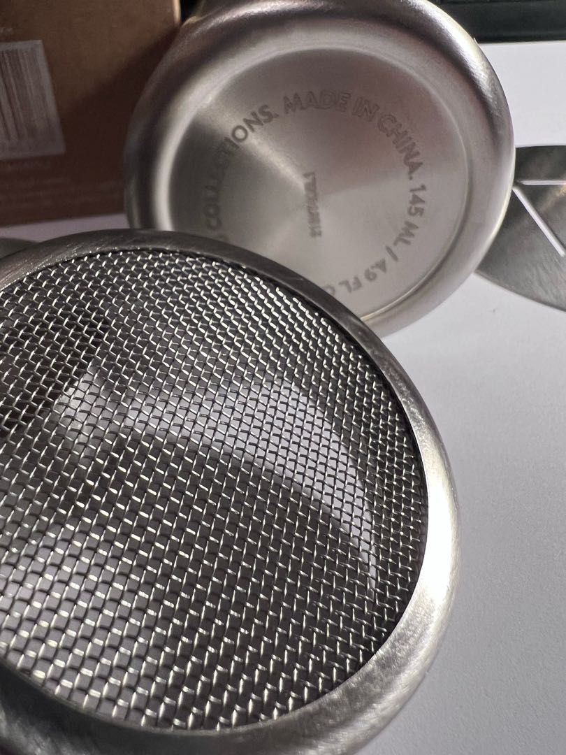 (1set兩件Christmas Gift) Nespresso Barista Cappuccino Coffee Kit 不鏽鋼咖啡模 撒粉器Nestle Collections