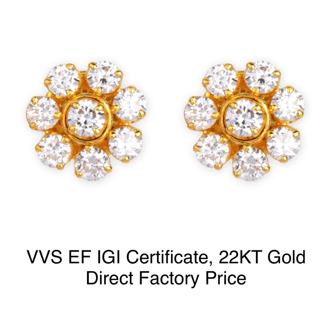 Vvs cheap diamond studs