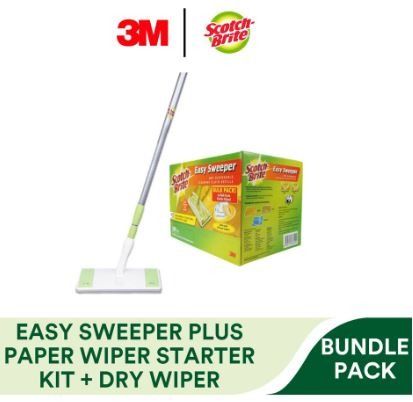 3M Scotch Brite Easy Sweeper Plus Anti Bac Paper Wiper Mop, Q600-EP ...