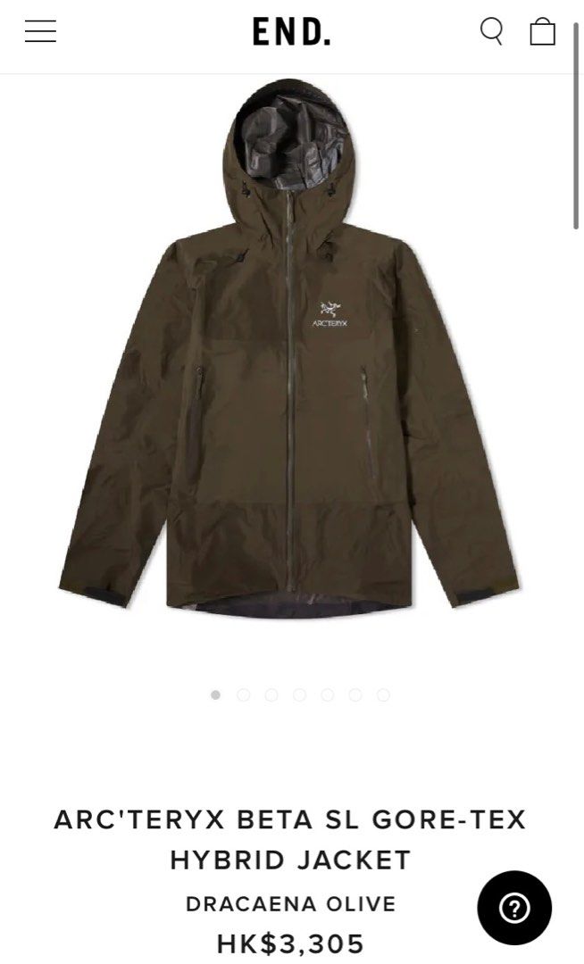 Arcteryx beta on sale sl hybrid dracaena