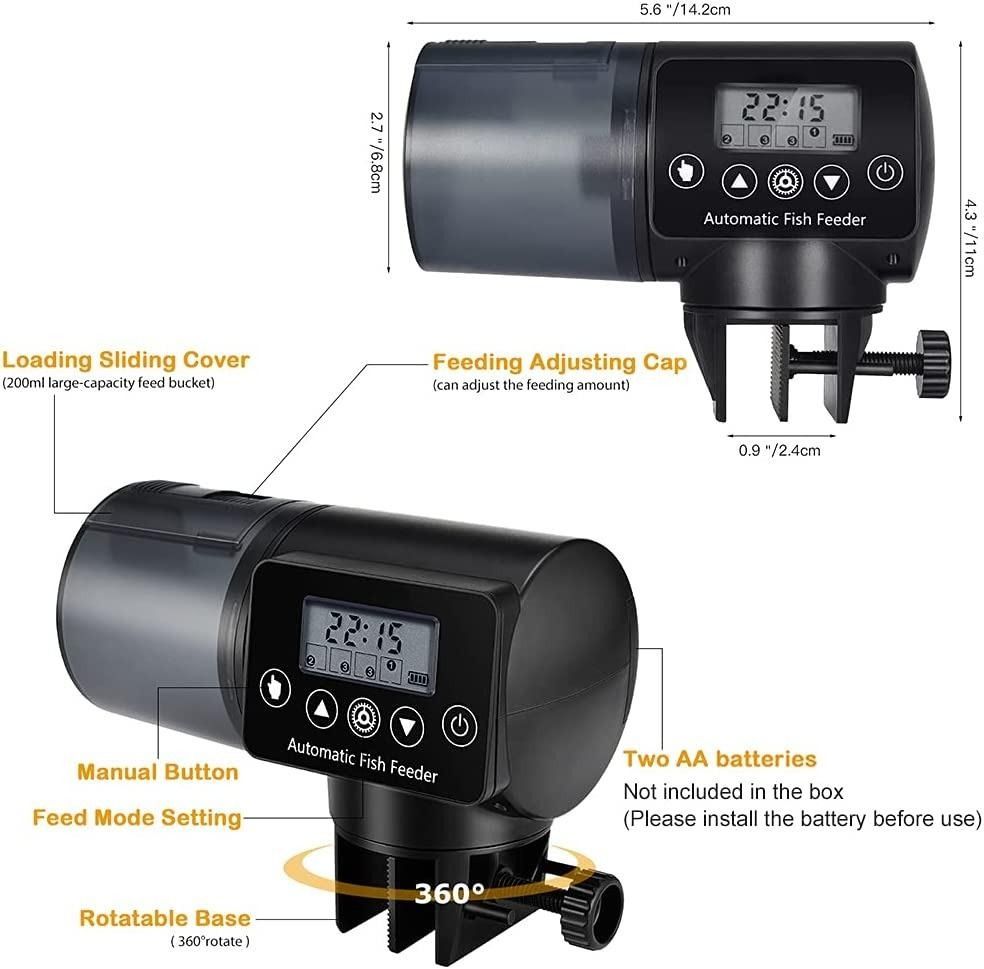 Electric pond fish feeder sale