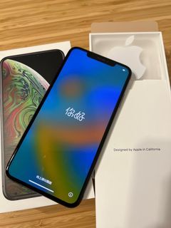 [後備機一流] iphone xs max 256gb black, 9成新齊配件