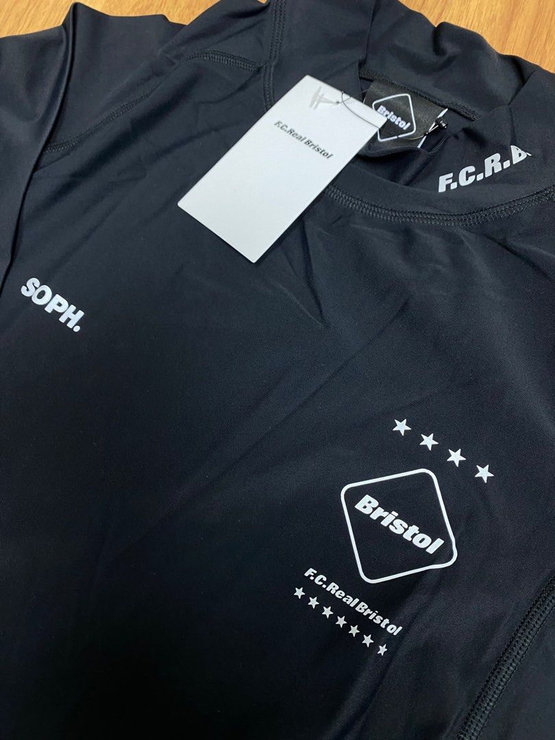 日本Soph Bristol FCRB 2022 SS Black UNDER LAYER MOCK NECK TOP 黑色