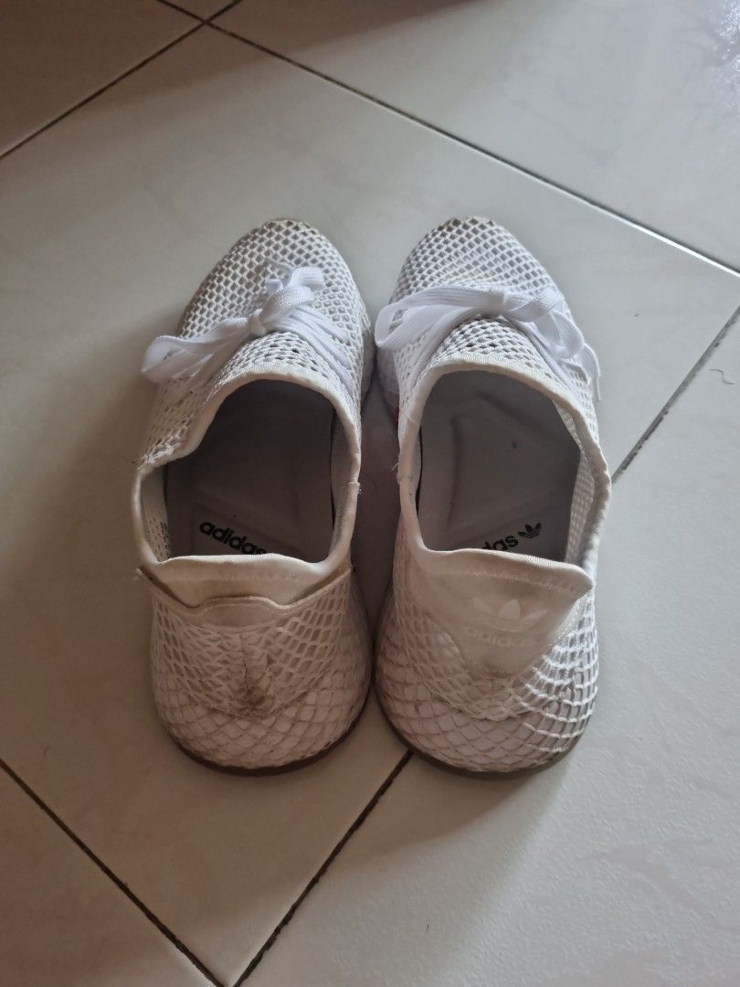 White adidas deerupt womens hot sale