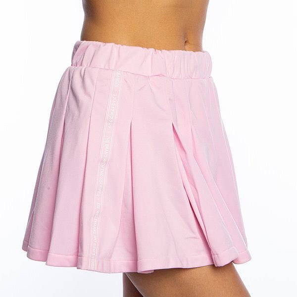 Adidas pink pleated on sale skirt