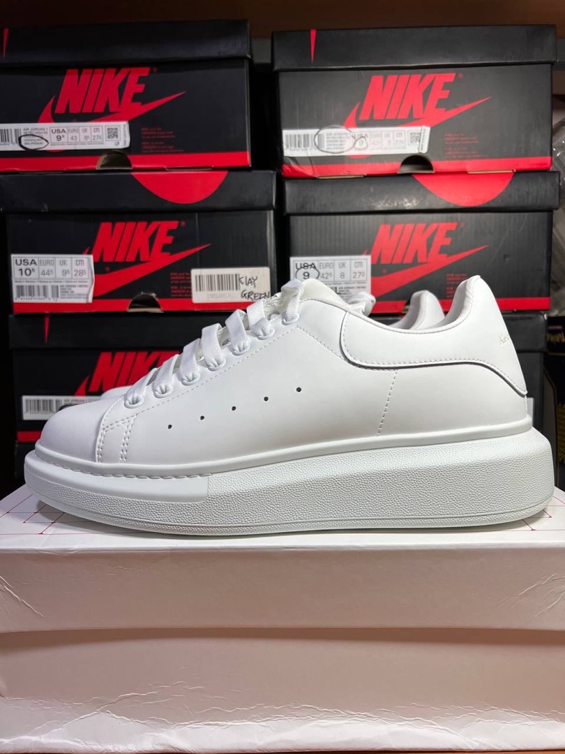 Alexander McQueen AMQ Sneaker White Leather Men s Fashion
