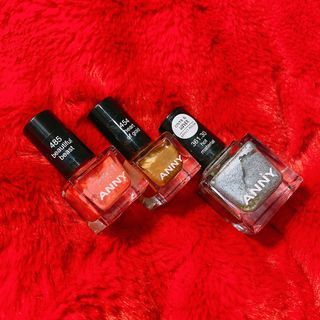 Anny 指甲油 nail polish 金屬色 Beautiful beast 485 Heart of gold 454 Hot Material  361.30