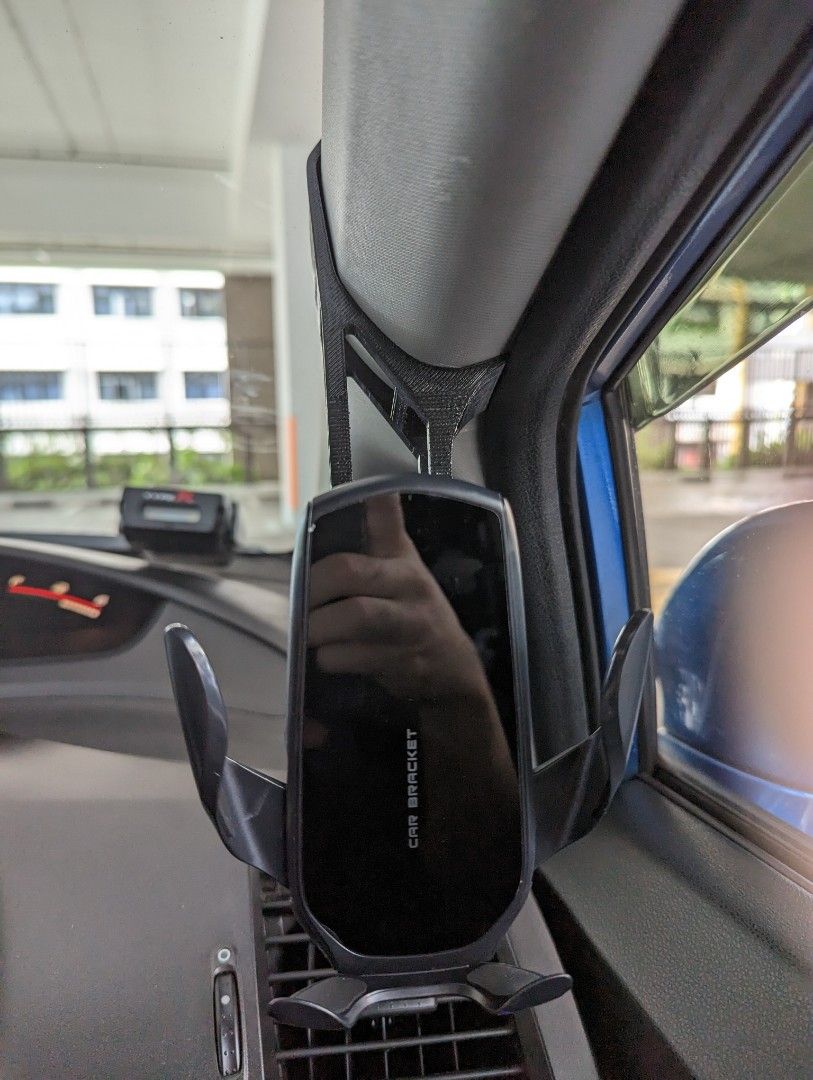 Apillar phone holder mount for Honda Civic FD / FD2R, Car Accessories