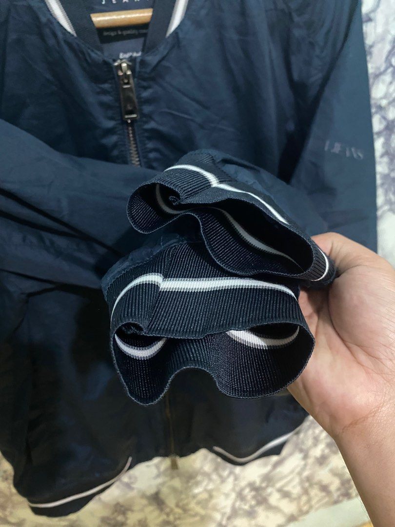 Armani hot sale harrington jacket