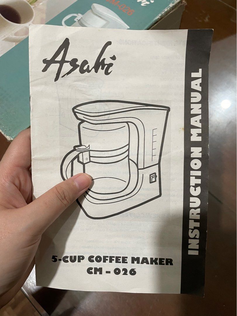 Asahi Coffee Maker (White), TV & Home Appliances, Kitchen Appliances