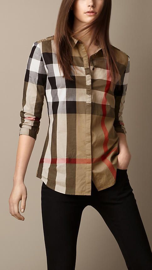 ?Authentic Burberry brit shirts, Women's Fashion, Tops, Shirts on Carousell