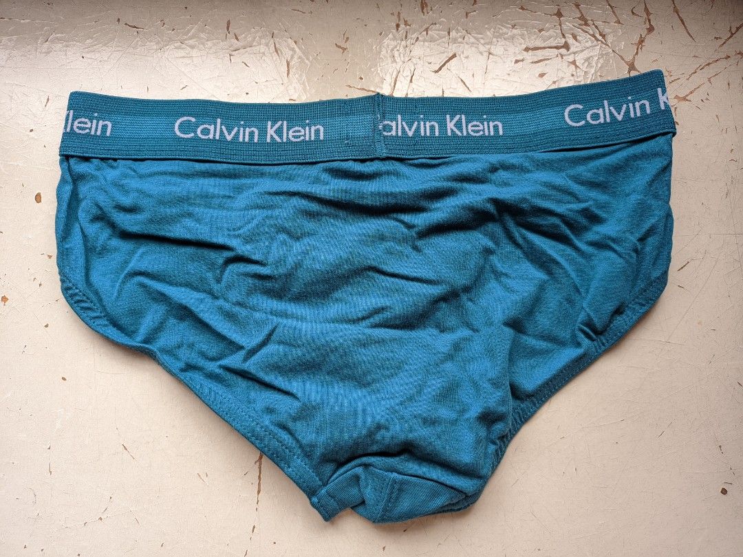 Calvin Klein Women's Thong with Stretch, Green : : Fashion