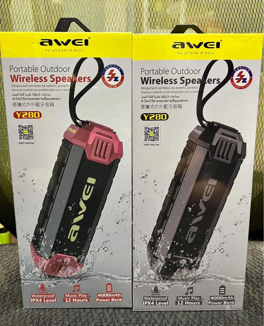 Awei y280 charging sales time