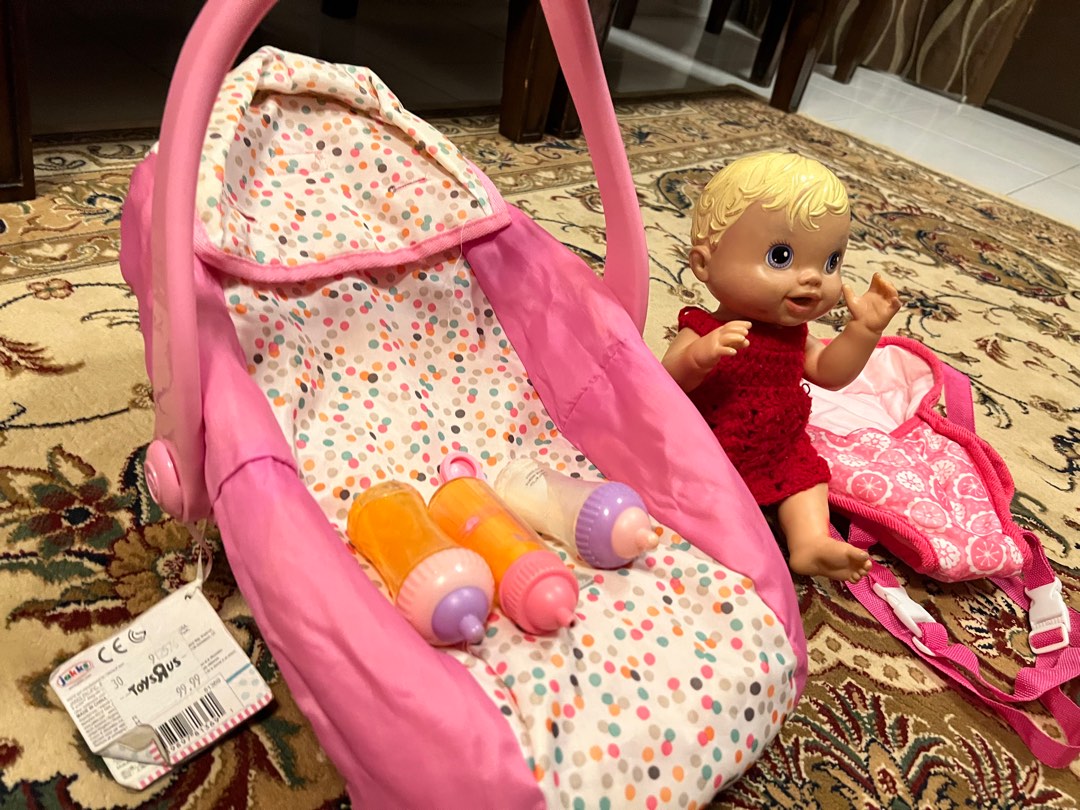 Baby alive, carrier, car seat, bottle., Babies & Kids, Infant Playtime