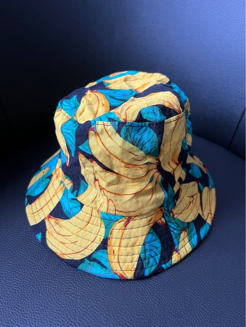 Banana bucket hat, Men's Fashion, Watches & Accessories, Cap & Hats on