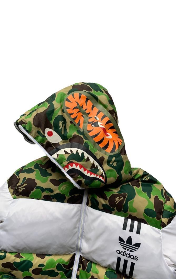 BAPE X ADIDAS PUFFER JACKET Men s Fashion Coats Jackets and