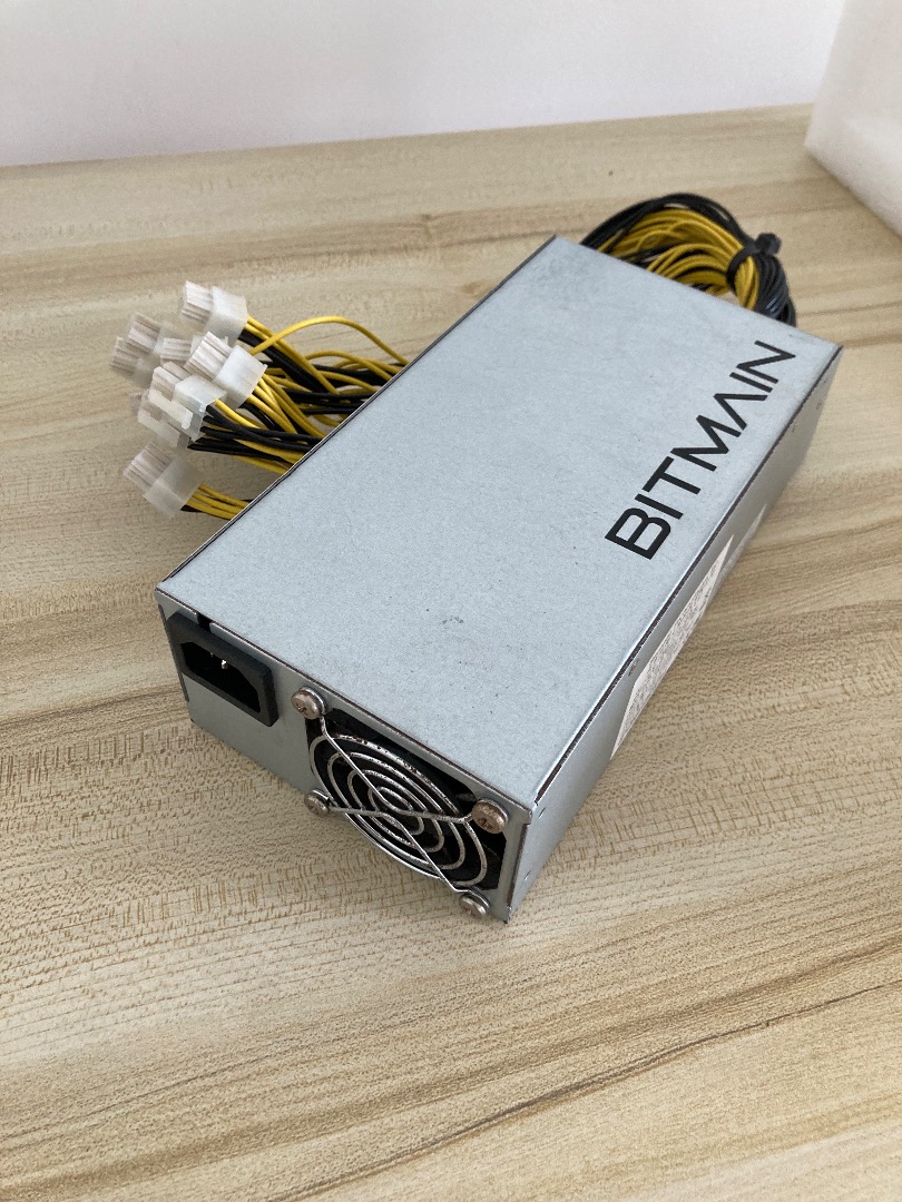Bitmain 1600W psu APW3 Ethereum Bitcoin, Computers & Tech, Parts &  Accessories, Computer Parts on Carousell