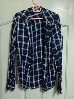Blue checkered shirt