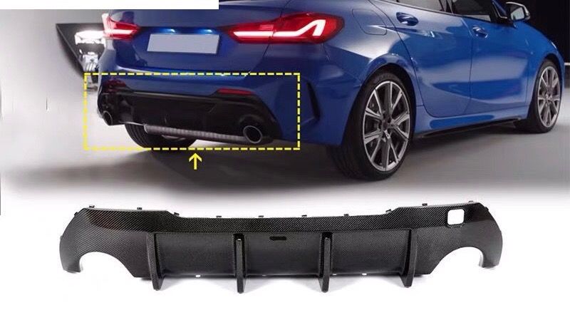 BMW M Performance Front Lip and Rear Diffuser for F40 1 Series M