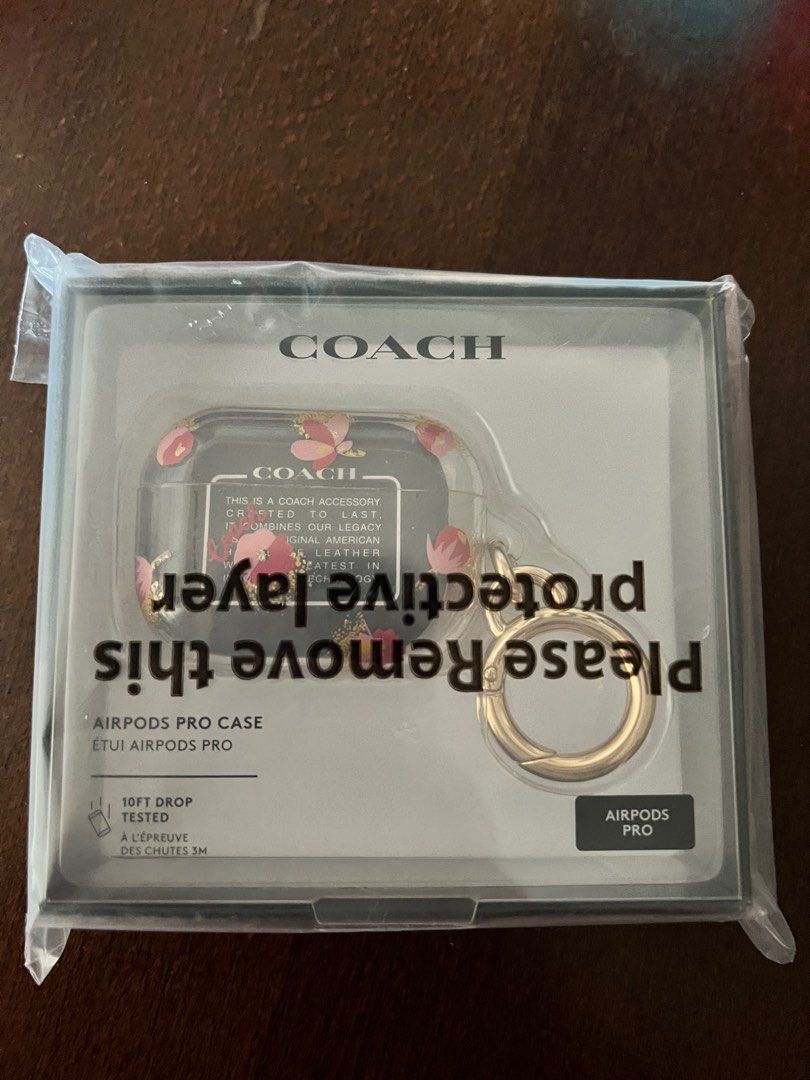 Coach Wrapped AirPods Pro (2nd generation) Case - Signature C Tan