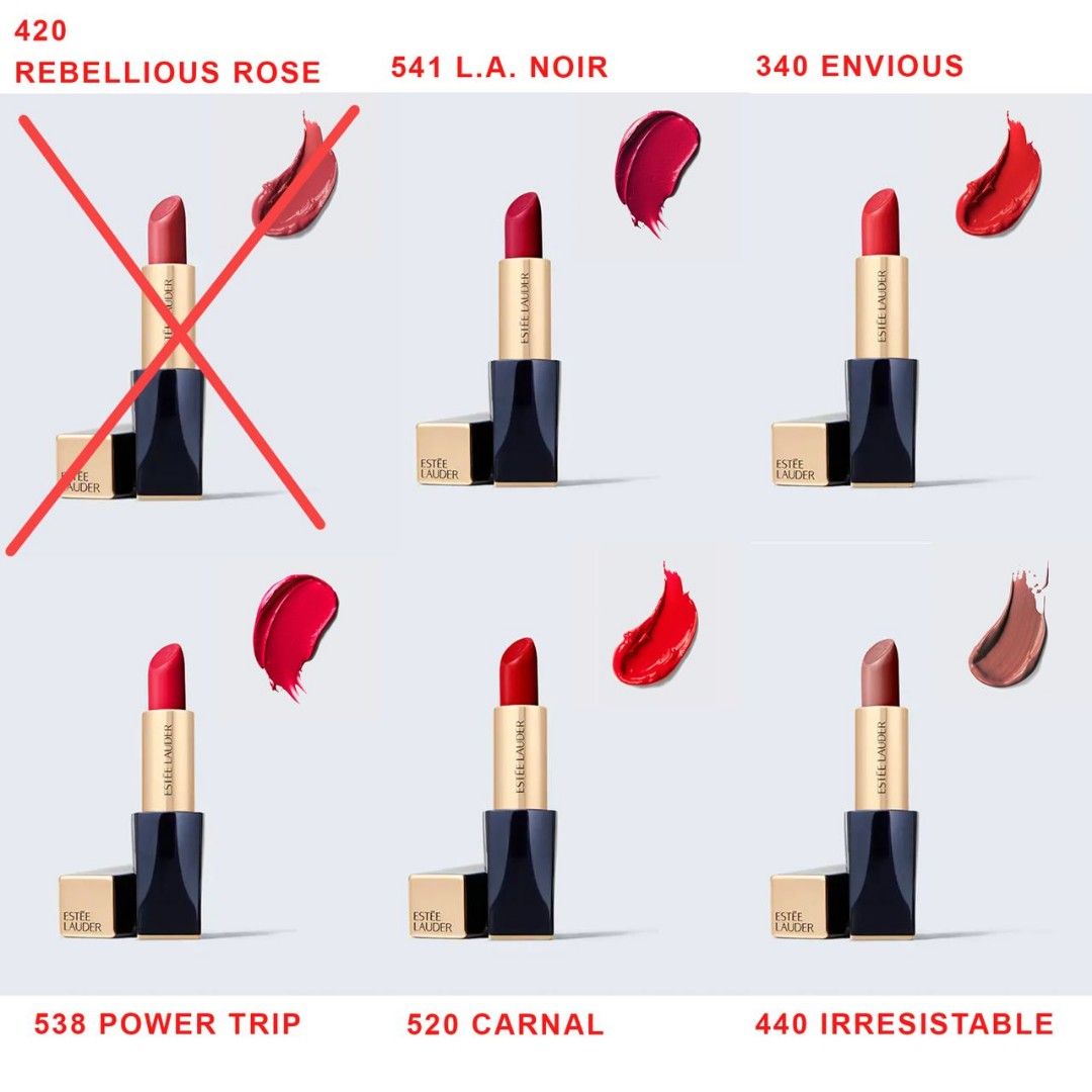 Son Estee Lauder Pure Color Envy cao cấp mịn mượt và chuẩn màu, tách set.