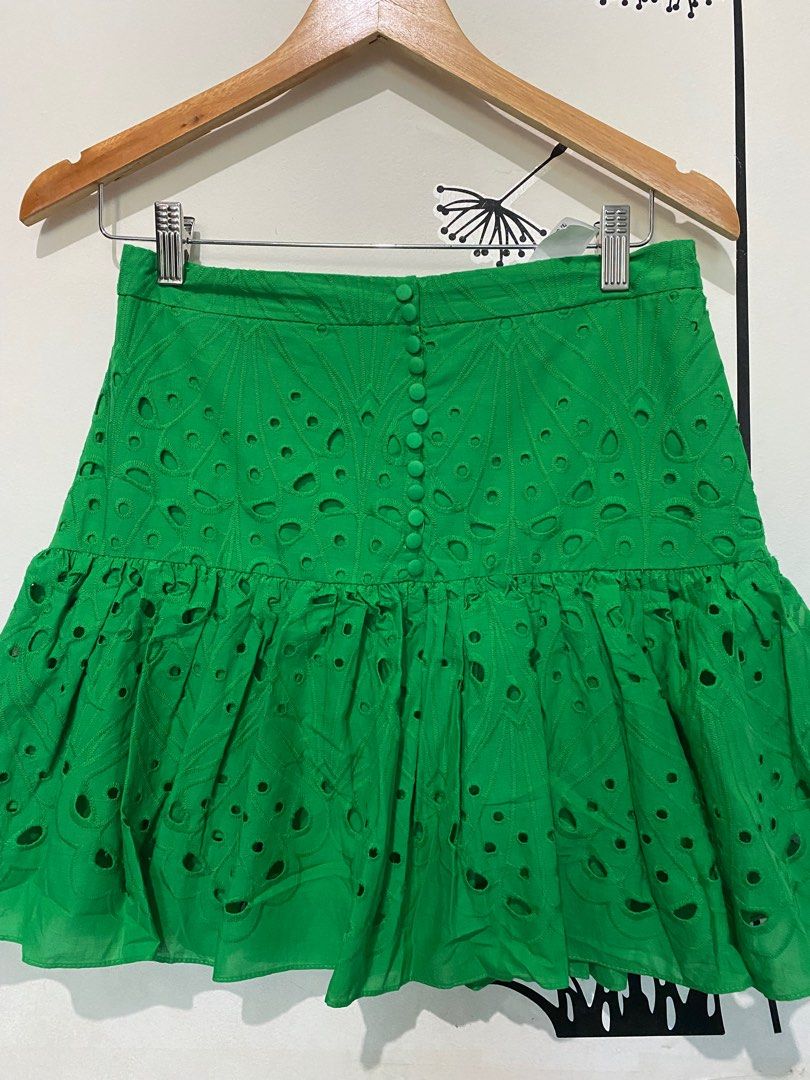 BN Zara embroidered skirt, Women's Fashion, Bottoms, Skirts on Carousell