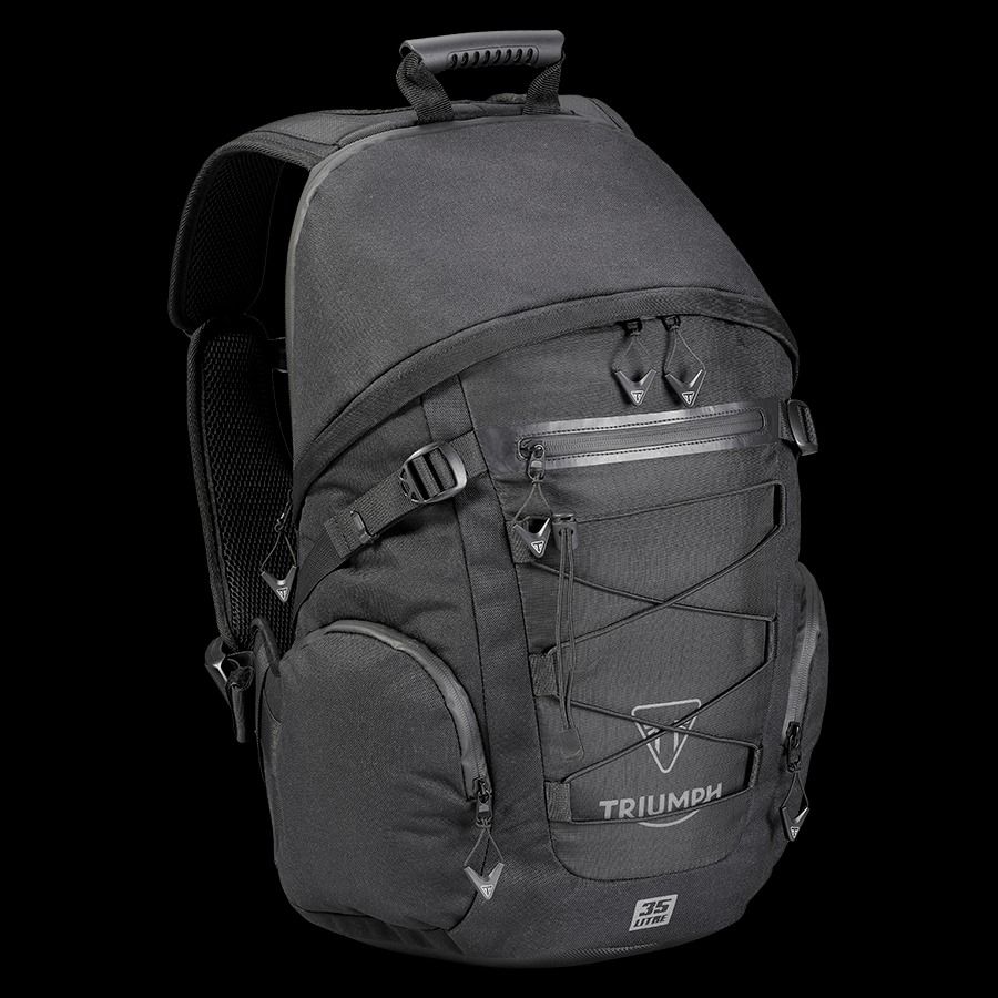 BNWT Triumph 35L Backpack, Motorcycles, Motorcycle Accessories on Carousell