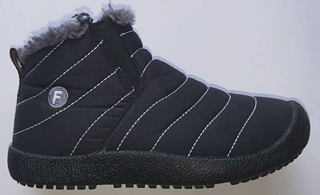 Fur lined top boots boys