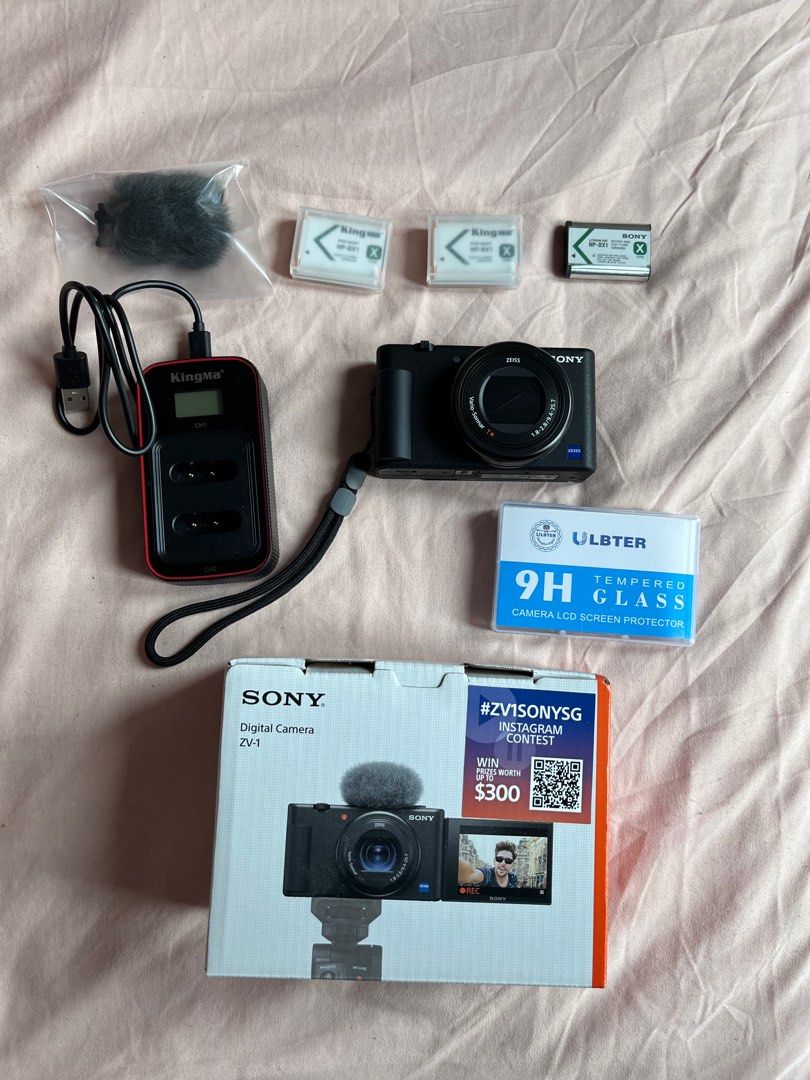 BRAND NEW (NEVER USED) Sony ZV-1 with lots of brand new freebies