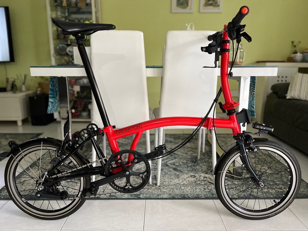 Brompton cheap red rocket