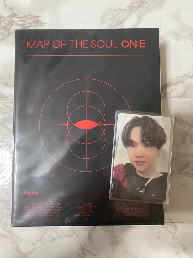 BTS MOTS ONE Bluray with Suga PC Complete Set, Hobbies & Toys ...