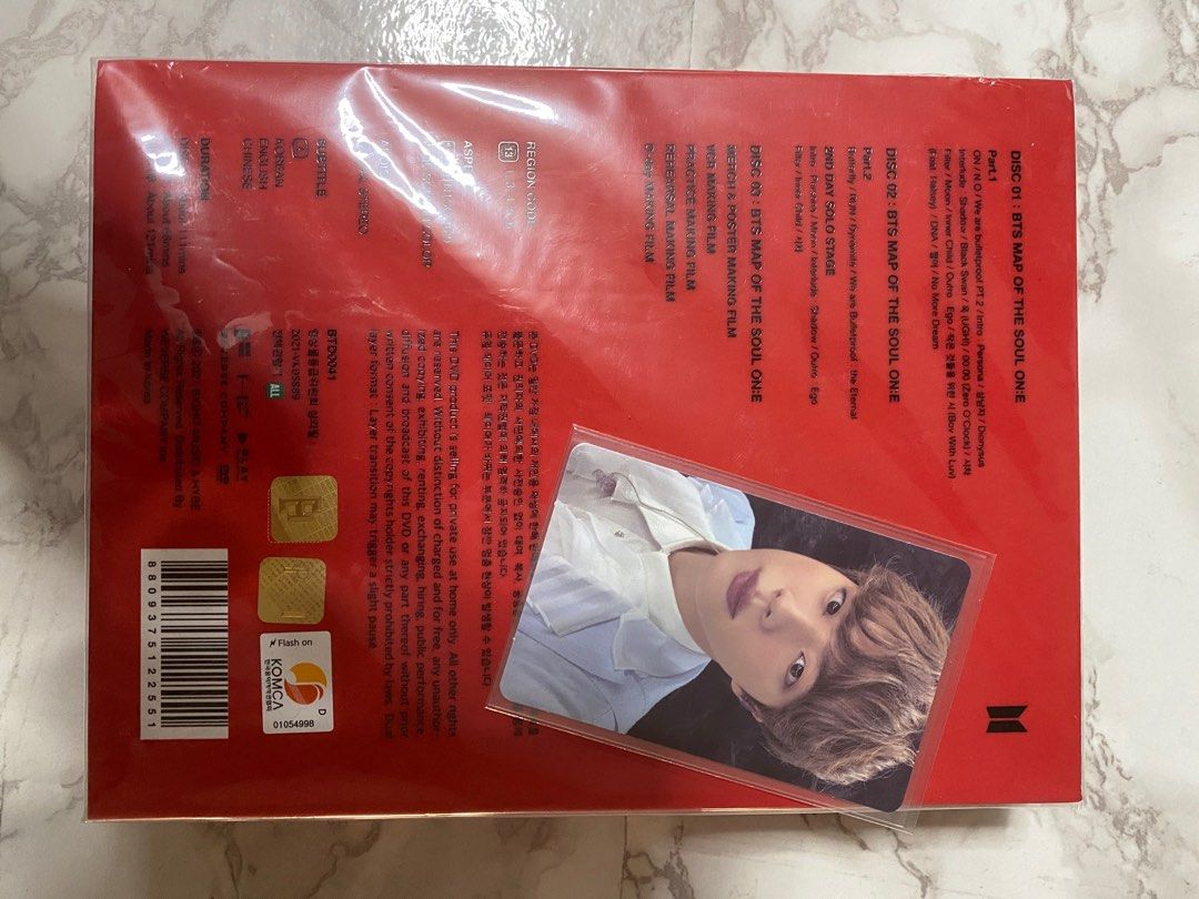 BTS MOTS ONE DVD with Jin PC Complete Set, Hobbies & Toys, Memorabilia ...