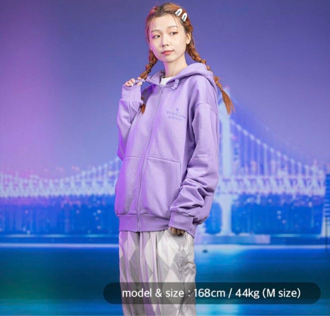 BTS Yet to Come Purple Hoodie Weverse Original Medium, Women's Fashion,  Coats, Jackets and Outerwear on Carousell