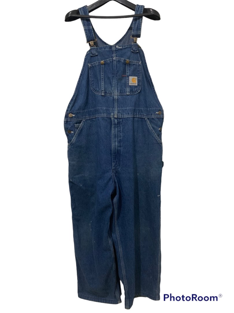 Carhartt Denim Overalls, Men's Fashion, Coats, Jackets and Outerwear on